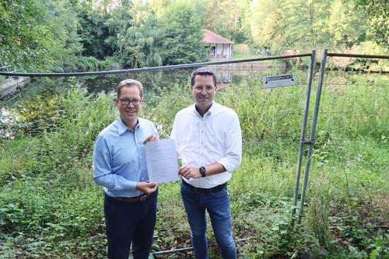 Zuschuss zur Paddelteich-Sanierung