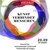 flyer kunst verbindet menschen