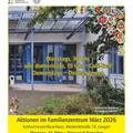 Plakat Aktionen Familienzentrum März 2026 © Stadt Langen