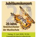 Plakat Sommerkonzert Streichorchester 12.06.2026 © Stadt Langen