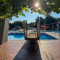 Sprungbrett Freibad gesperrt © Lisa Bartetzko/Stadt Langen
