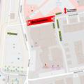 Bauarbeiten in der Westendstraße © Visualisierung: KBL/Openstreetmap