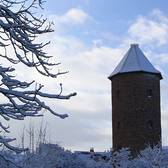 Spitzer Turm Winter © Stadt Langen