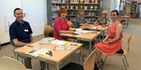 Ukrainerinnen Besuch Stadtbücherei