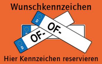 Hier klicken, um ein Wunschkennzeichen zu reservieren © cr/Stadt Langen