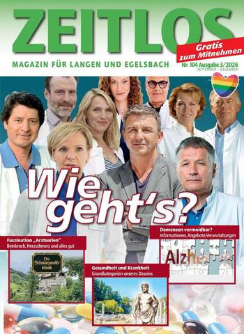 cover zeitlos ausgabe 104 september bis dezember 2026 &copy; Begegnungszentrum Haltestelle