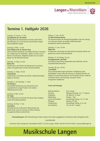 musikschulprogramm 1 2026 &copy; Stadt Langen