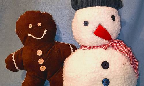 Weihnachtskissen nähen im Allerhand