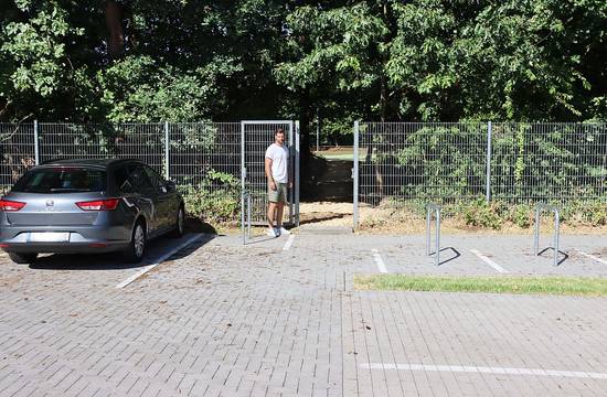 Parkplatz Waldstadion © Markus Schaible/Stadt Langen