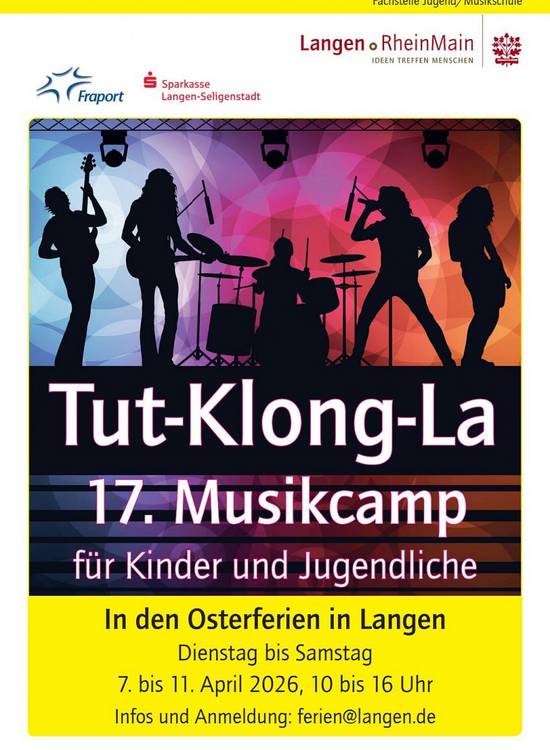 Plakat DIN A3 Tut-Klong-La 2026