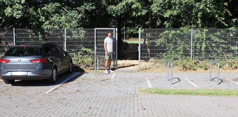 Parkplatz Waldstadion © Markus Schaible/Stadt Langen
