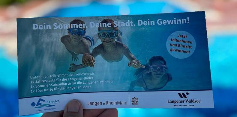 Bäder Gewinnspiel © Stadt Langen