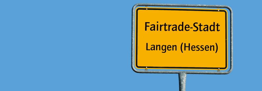 Banner Fairtrade-Stadt Langen [(c) Stadt Langen]