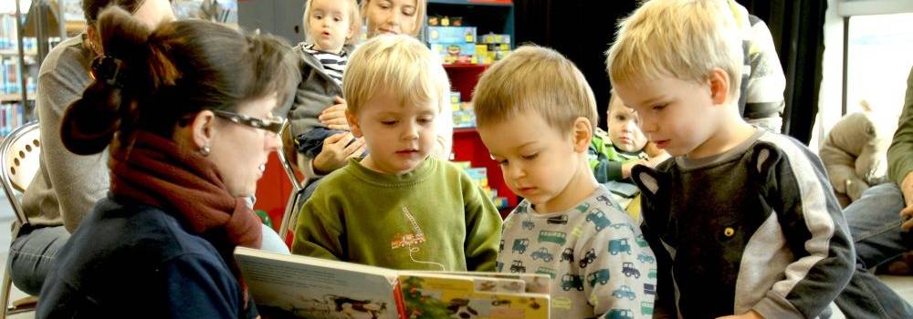 Angebote für Kindergartenkinder in der Stadtbücherei