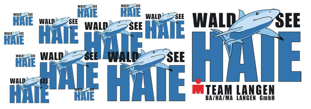 Logo Waldsee-Haie im Bannerformat